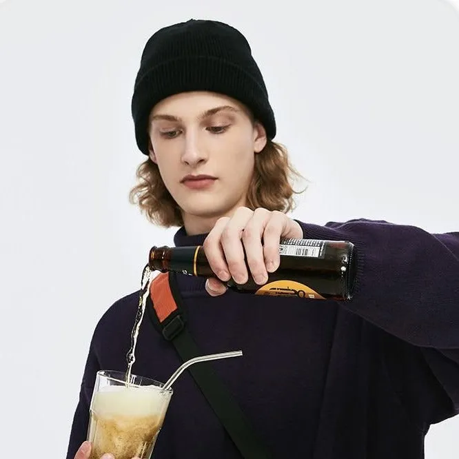 "CAPCUFF" Bonnet Orange clair Streetwear - URB1™