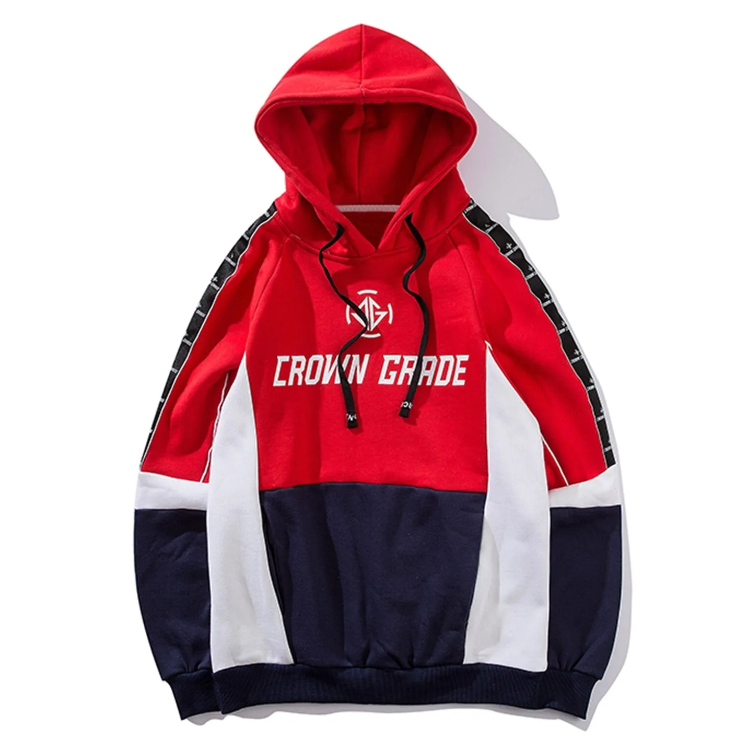 "CROWN GRADE" Sweat-shirt Hoodie à capuche Rouge - URB1™