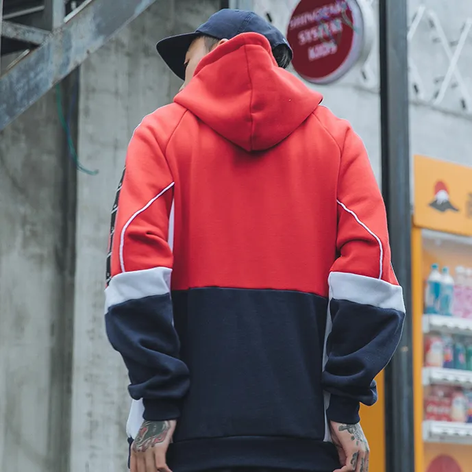 "CROWN GRADE" Sweat-shirt Hoodie à capuche Rouge - URB1™