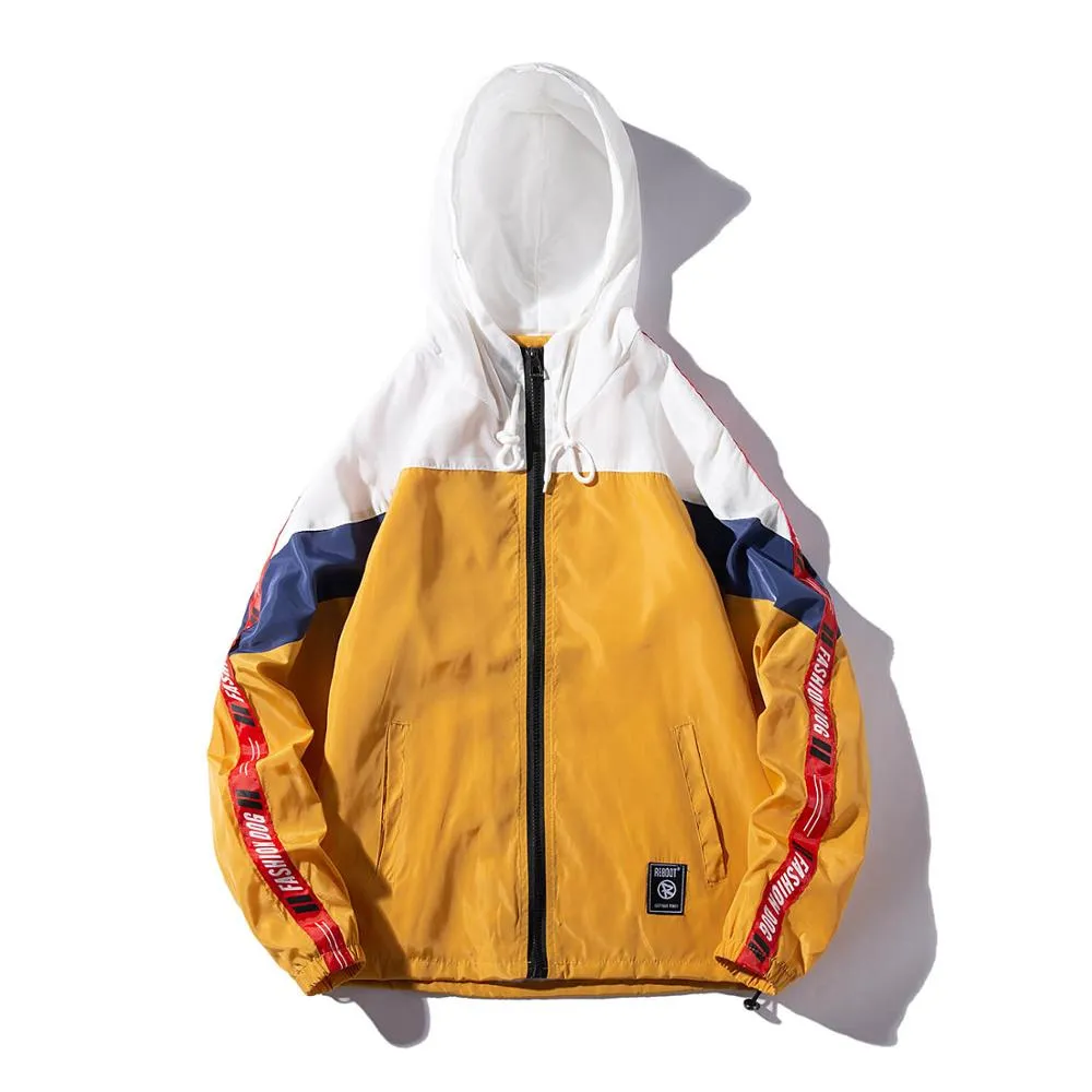 "FASHIOND" Veste Coupe Vent Bleu - URB1™