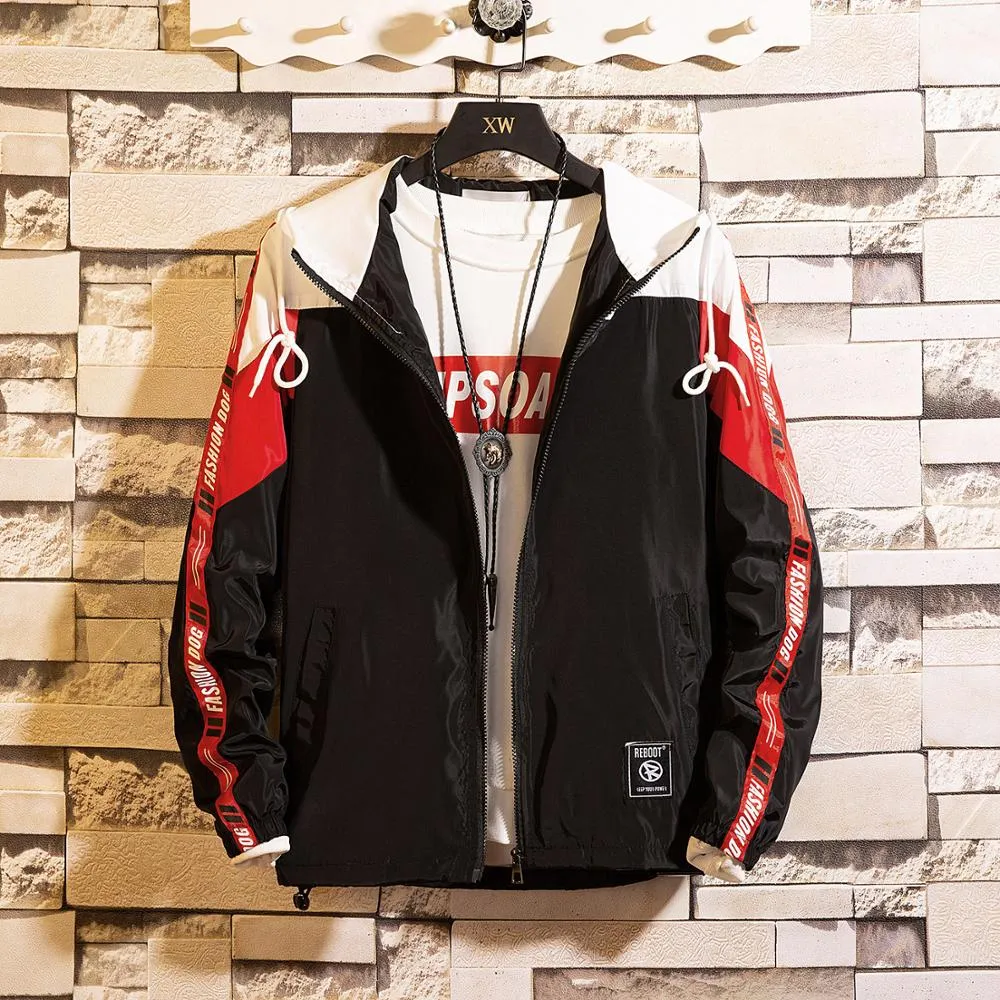 "FASHIOND" Veste Coupe Vent Bleu - URB1™