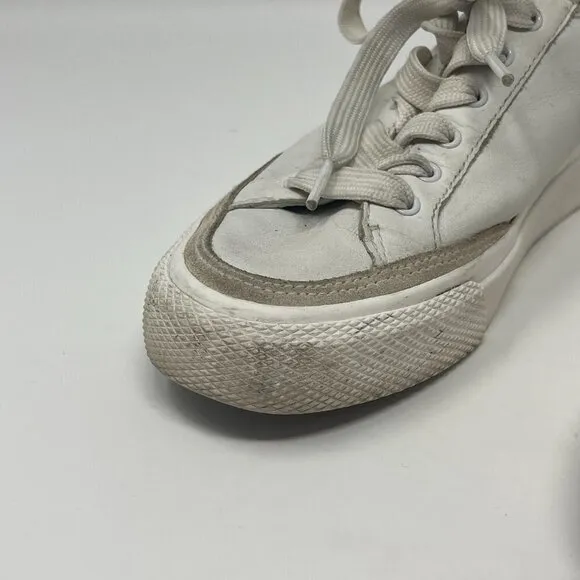 rag &amp; bone white sneakers women 35 pre-worn
