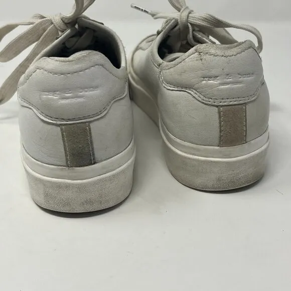 rag &amp; bone white sneakers women 35 pre-worn