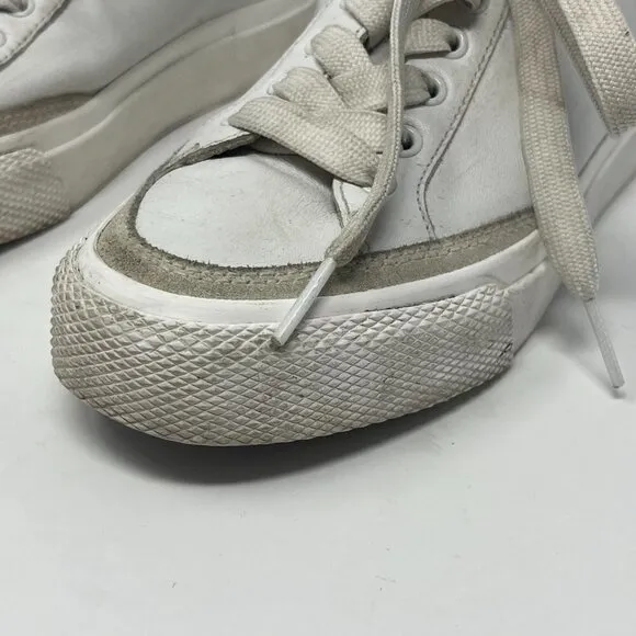 rag &amp; bone white sneakers women 35 pre-worn