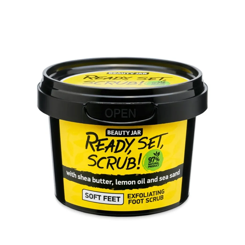 Ready, Set, Scrub! Shea and Lemon Foot Scrub