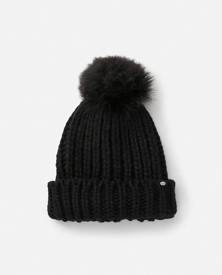 Rip Curl Chunky Fur Pom-Pom Beanie
