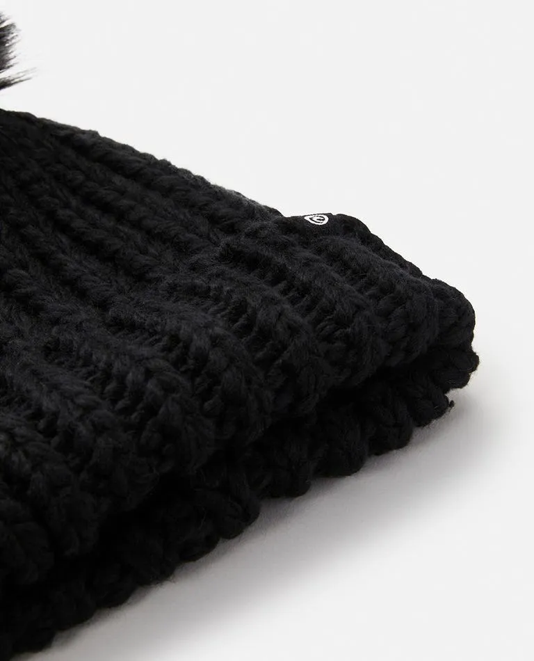 Rip Curl Chunky Fur Pom-Pom Beanie