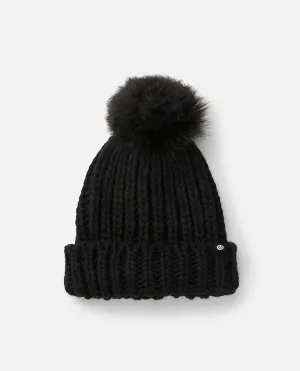 Rip Curl Chunky Fur Pom-Pom Beanie