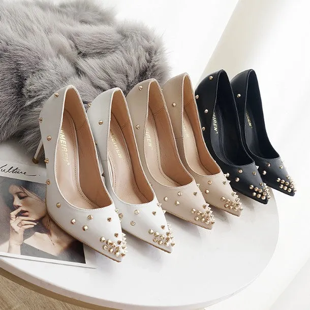 Rockstud Heels For Small Feet Women DS15