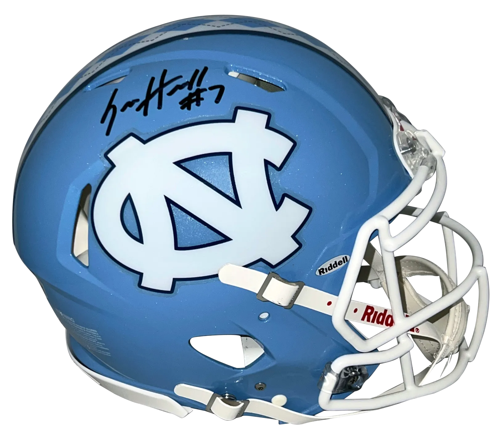 SAM HOWELL AUTOGRAPHED NORTH CAROLINA TAR HEELS AUTHENTIC SPEED HELMET BECKETT