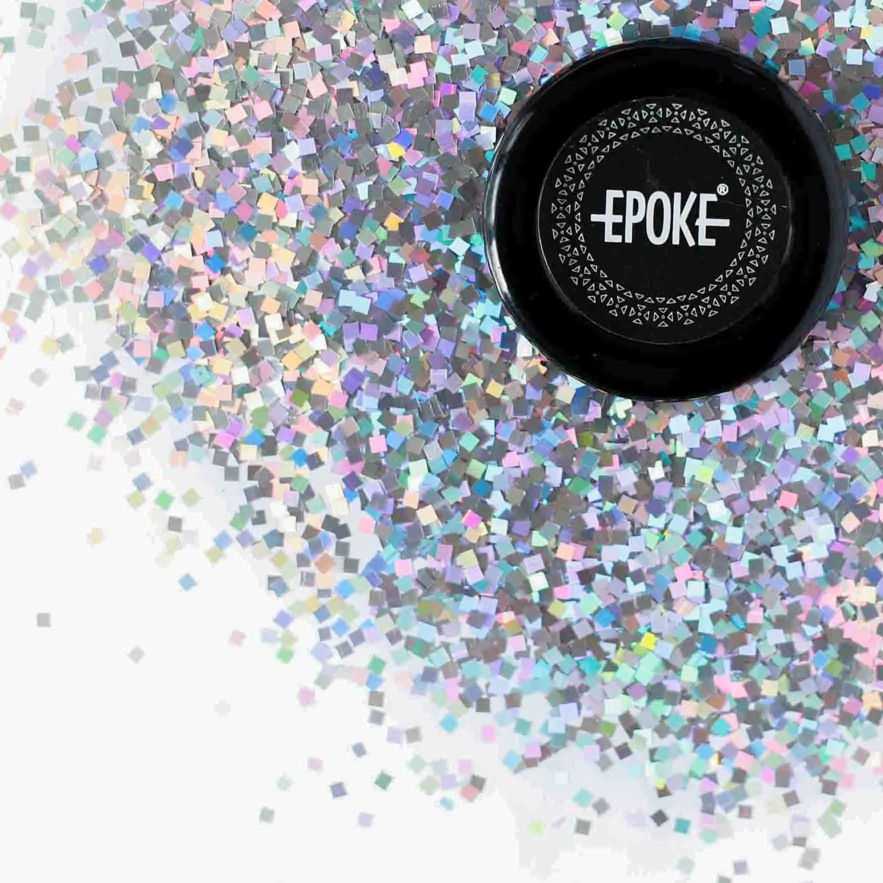 Silver Holographic Glitter(G5) - Square- 15g