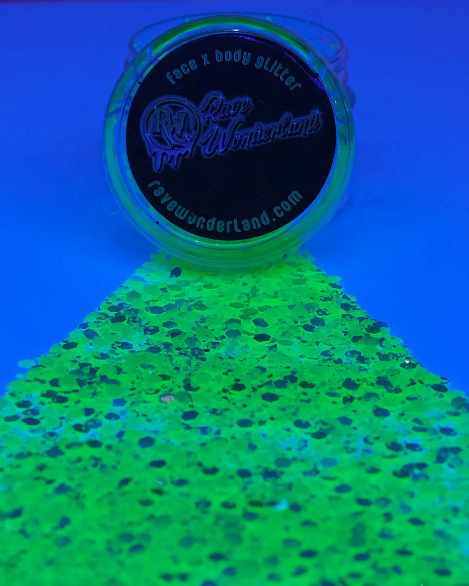 Slime Time Green Holographic Glitter