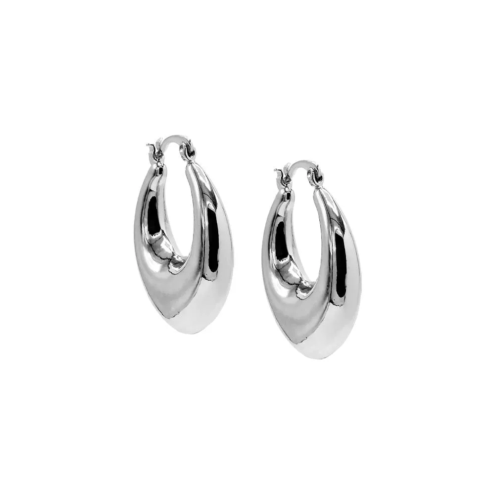 Solid Chubby XL Hoop Earring
