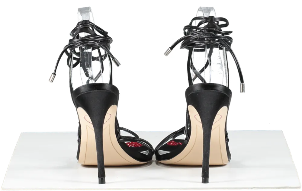 Sophia Webster Black Amora Heels UK 7 EU 40 👠