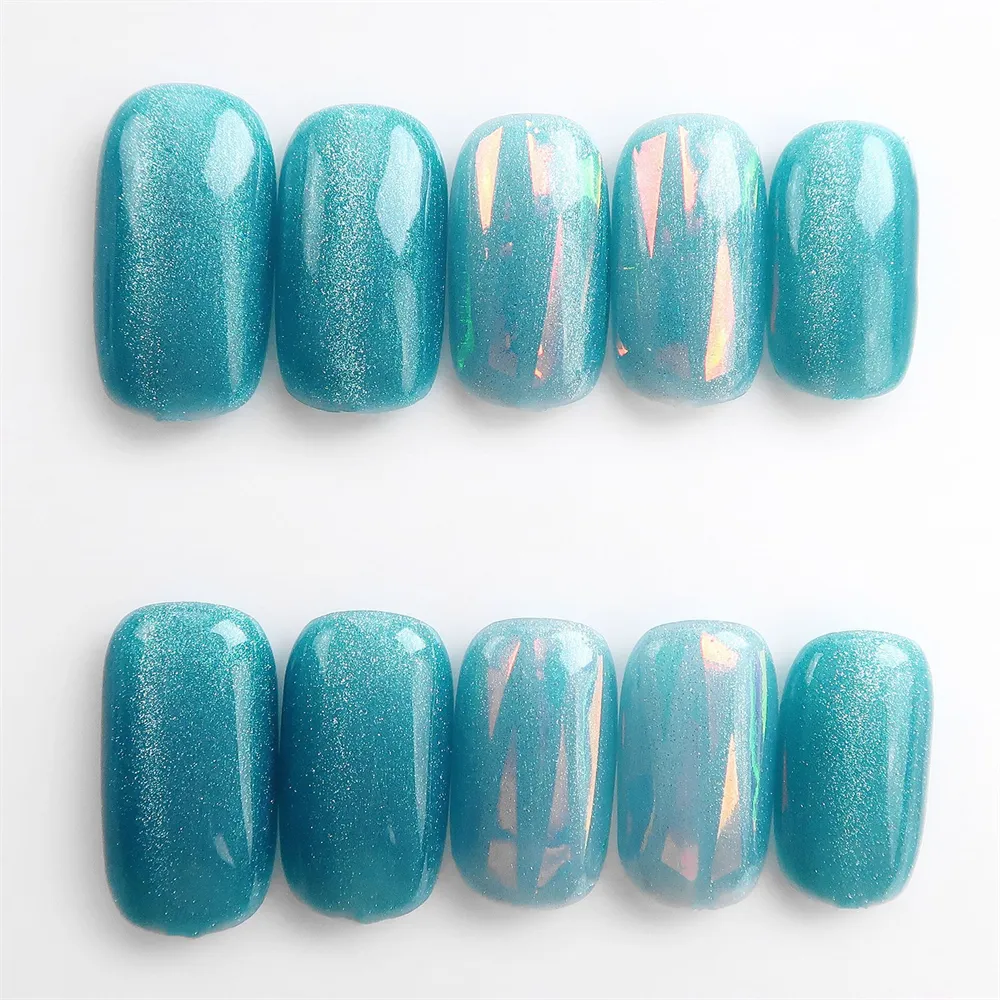 Square Aquamarine Lucite