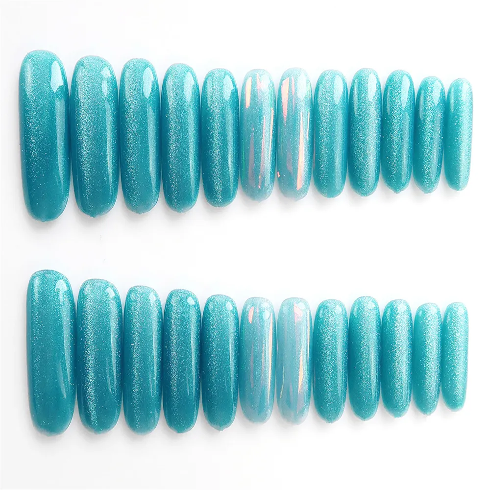 Square Aquamarine Lucite