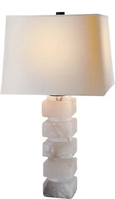 Square Chunky Stacked Table Lamp - Visual Comfort & Co