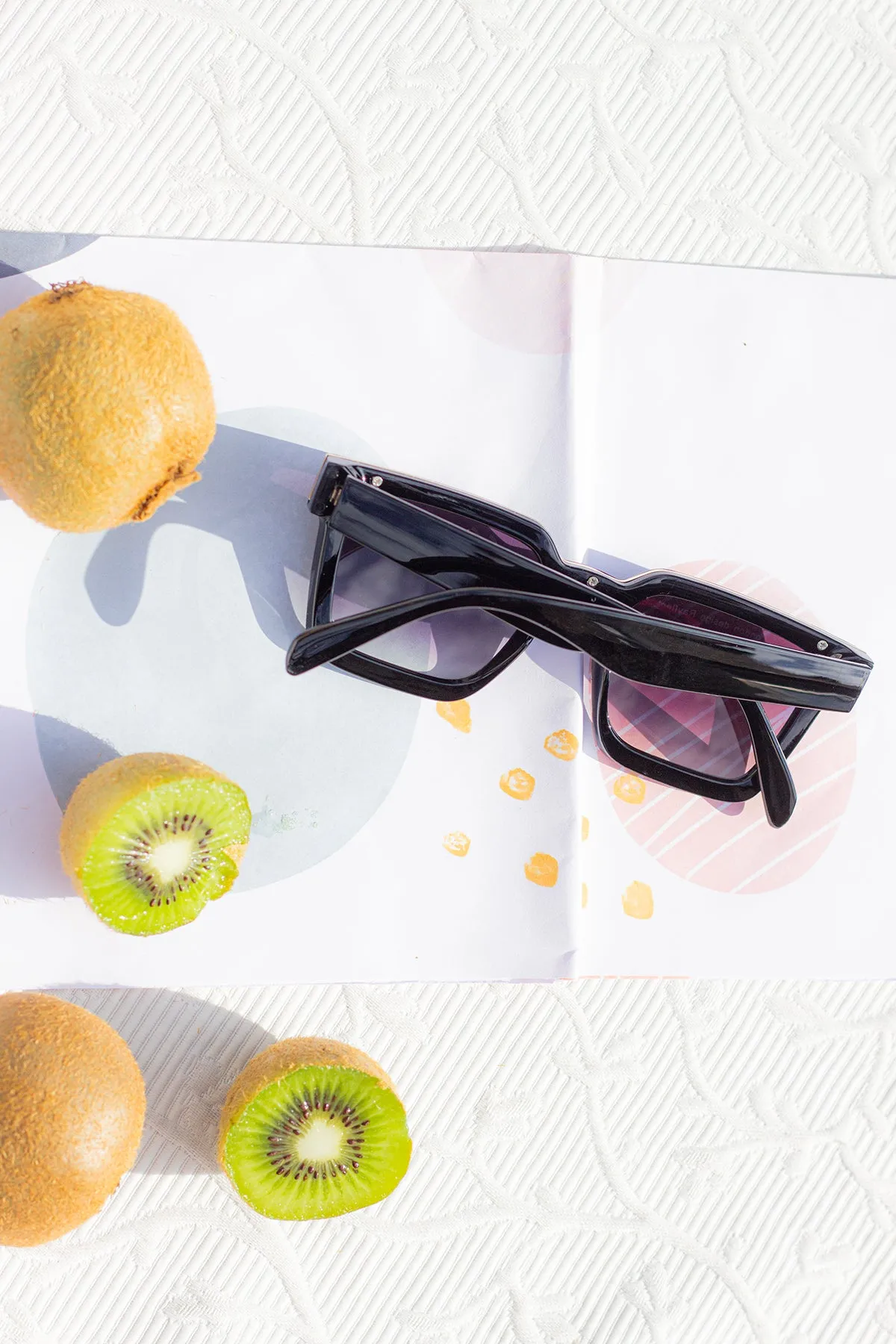 Square Narrow Block Sunglasses