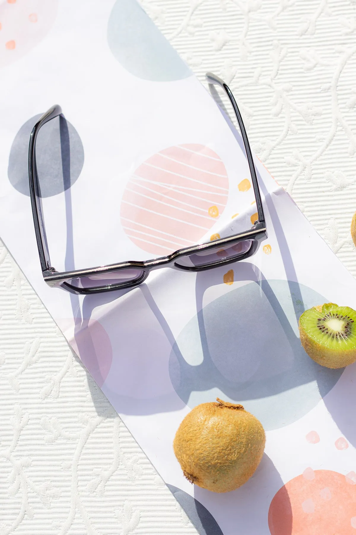 Square Narrow Block Sunglasses