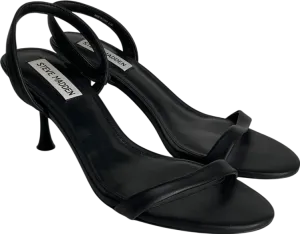 STEVE MADDEN Black Sling Back Heels UK 6 EU 39 👠
