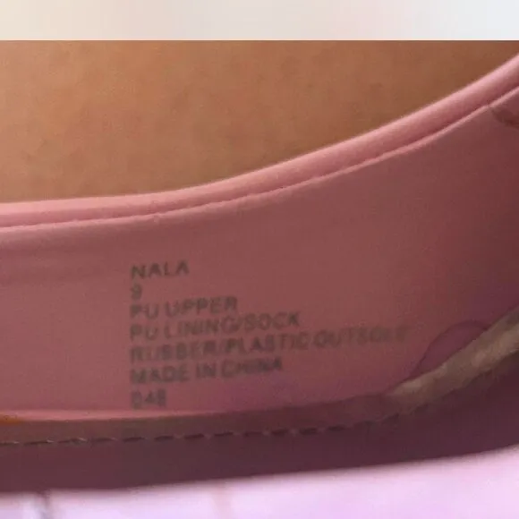 steve madden light pink platform heels
