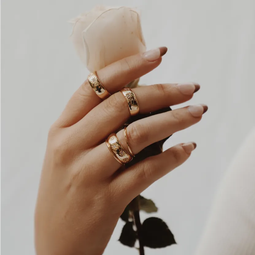 Sunset Chunky Ring