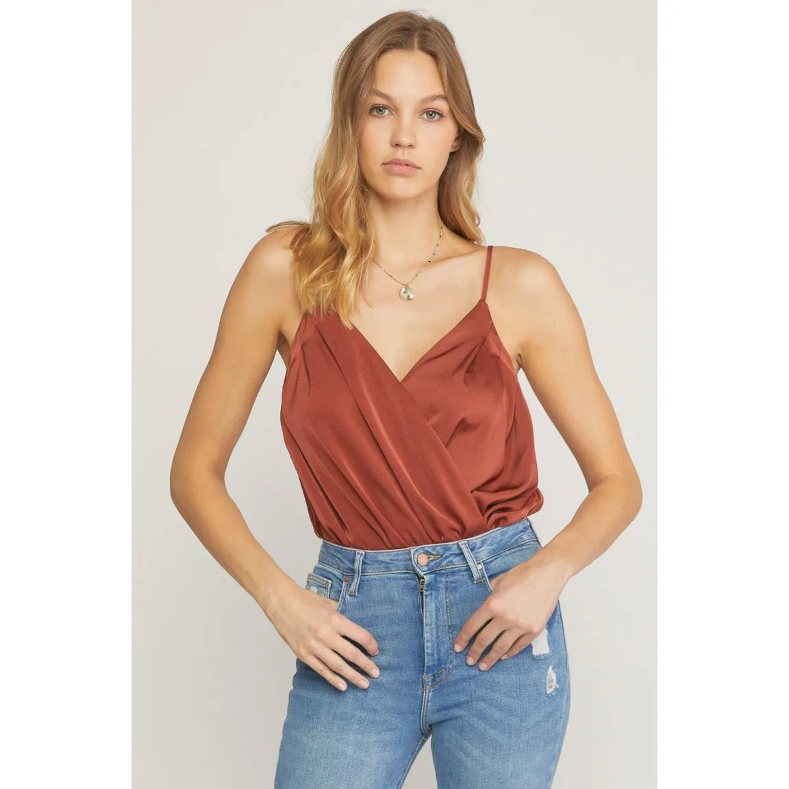 The Fierce and Fabulous Bodysuit in Cinnamon