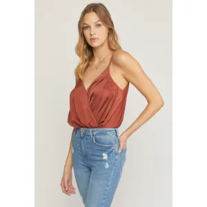 The Fierce and Fabulous Bodysuit in Cinnamon