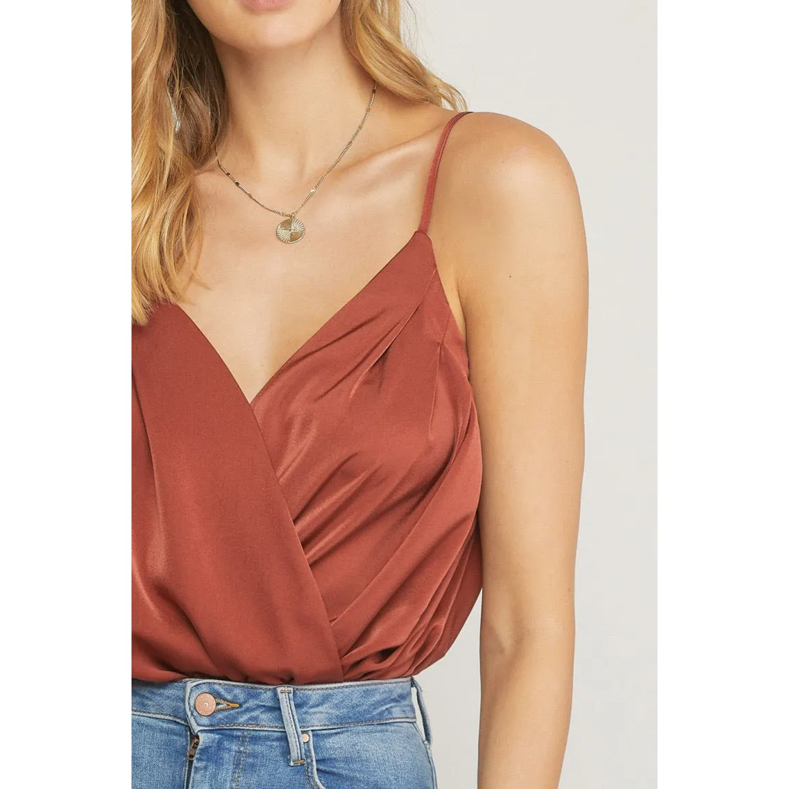 The Fierce and Fabulous Bodysuit in Cinnamon