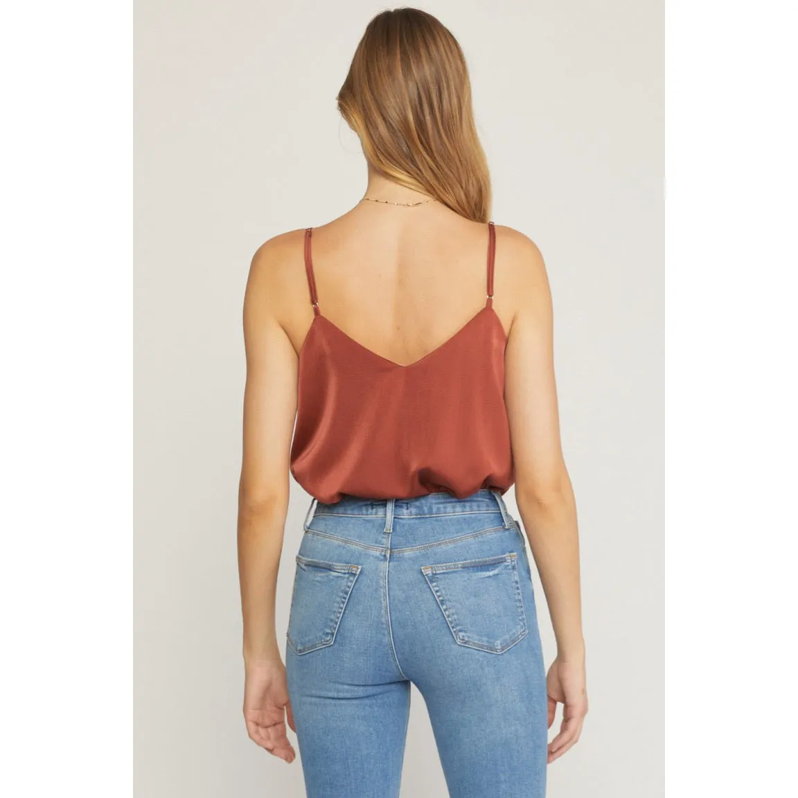 The Fierce and Fabulous Bodysuit in Cinnamon