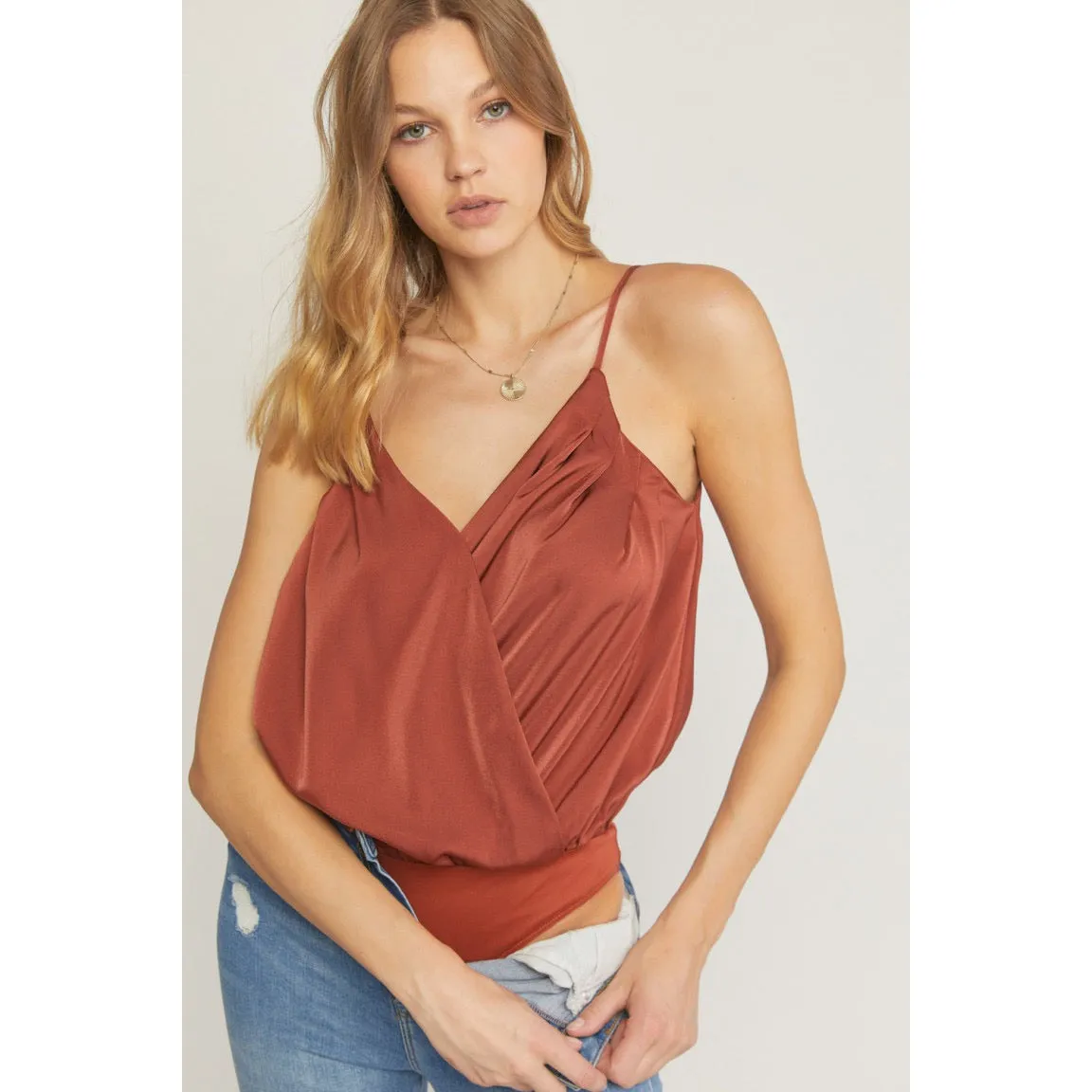 The Fierce and Fabulous Bodysuit in Cinnamon