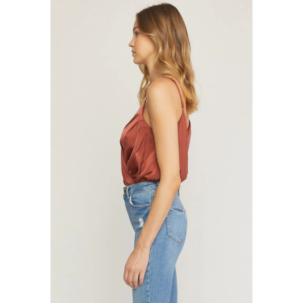 The Fierce and Fabulous Bodysuit in Cinnamon