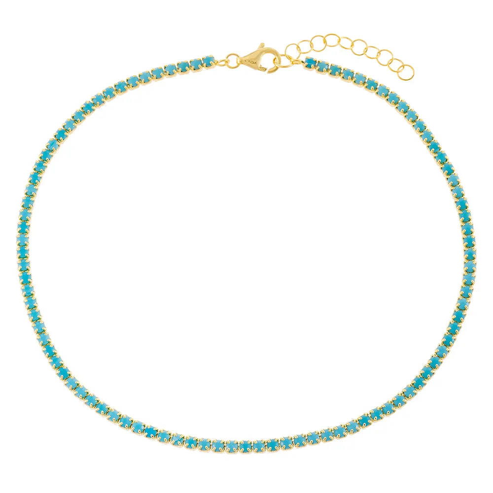 Thin Tennis Anklet
