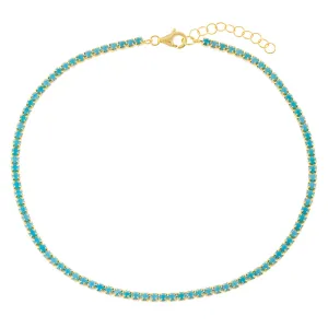 Thin Tennis Anklet