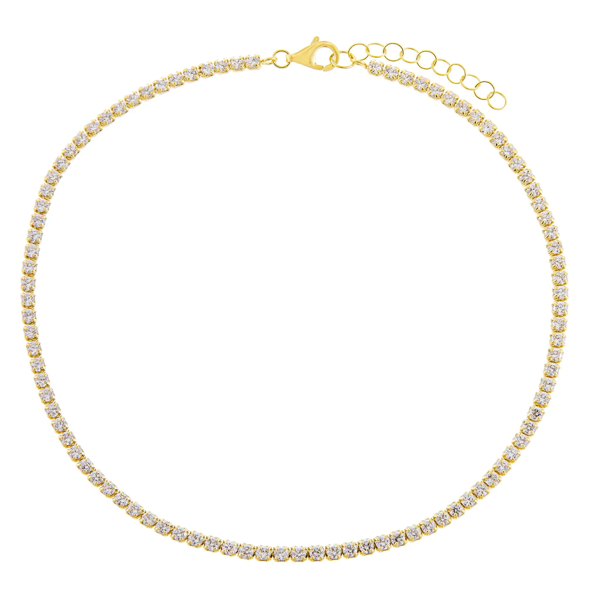 Thin Tennis Anklet