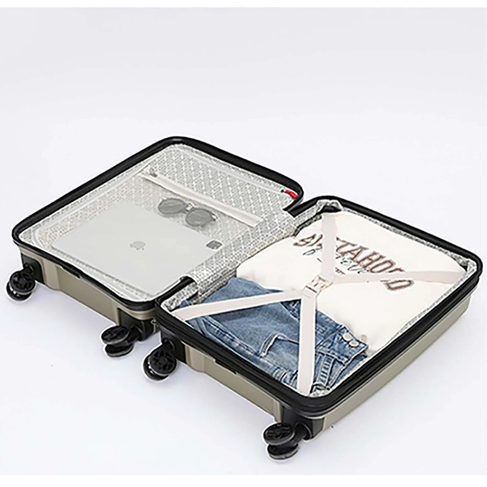 Tosca Space X 55cm Carry-On Suitcase Champagne