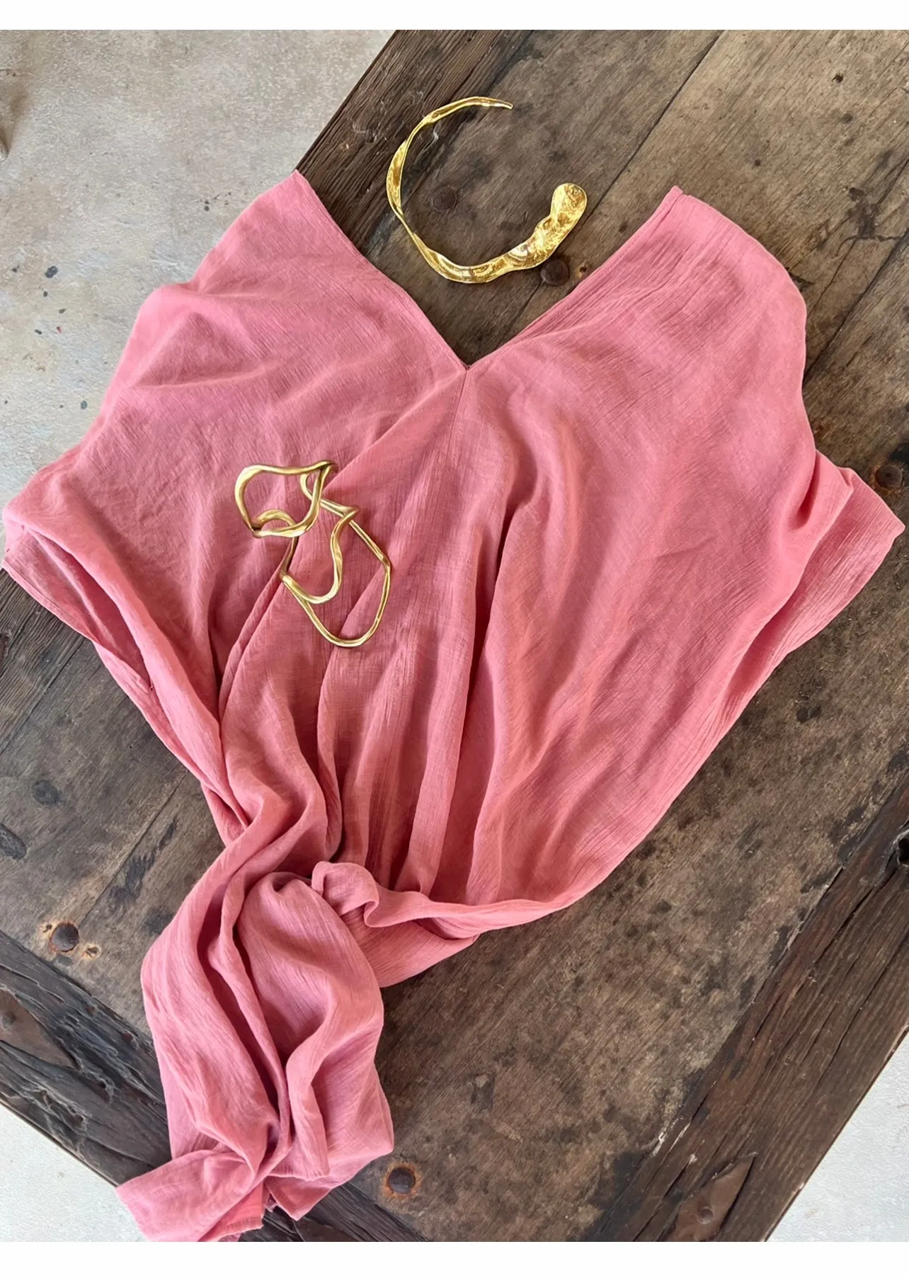 Tulum Kaftan Tunic Blush