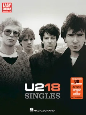 U2 - 18 Singles (Easy Guitar with Notes & Tab)