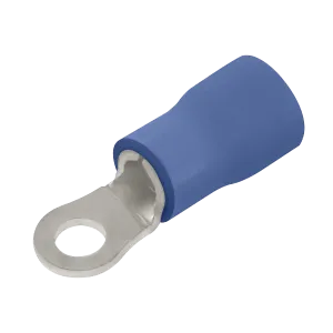 Unicrimp QBR5 Blue Ring Terminal - 5mm Hole (100 Pack)