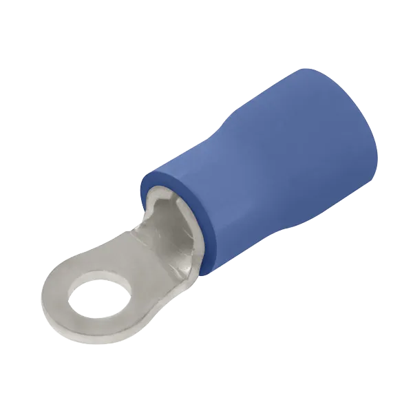 Unicrimp QBR5 Blue Ring Terminal - 5mm Hole (100 Pack)
