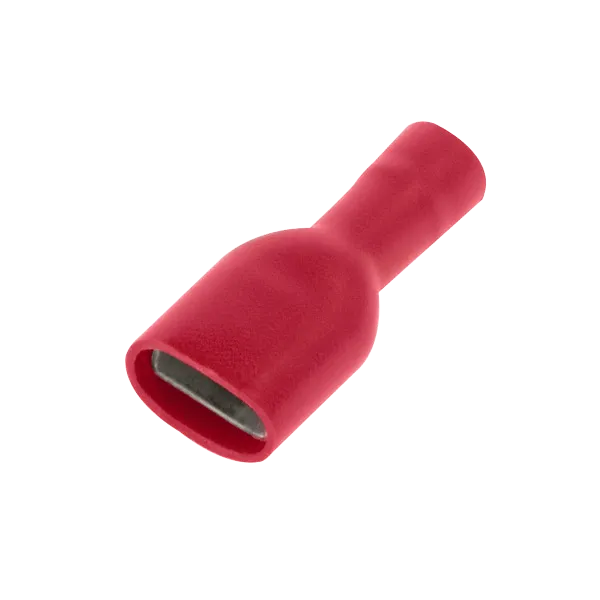Unicrimp QRFPO28F8 100Red Fully Ins F Pushon 2.8 & .8mm Tab (100 Pack)