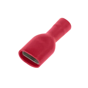 Unicrimp QRFPO28F8 100Red Fully Ins F Pushon 2.8 & .8mm Tab (100 Pack)