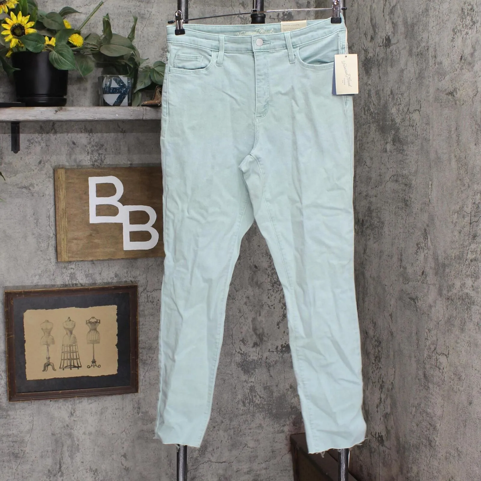 Universal Thread Women's High-Rise Skinny Ankle Jeans 78347159 Green 8