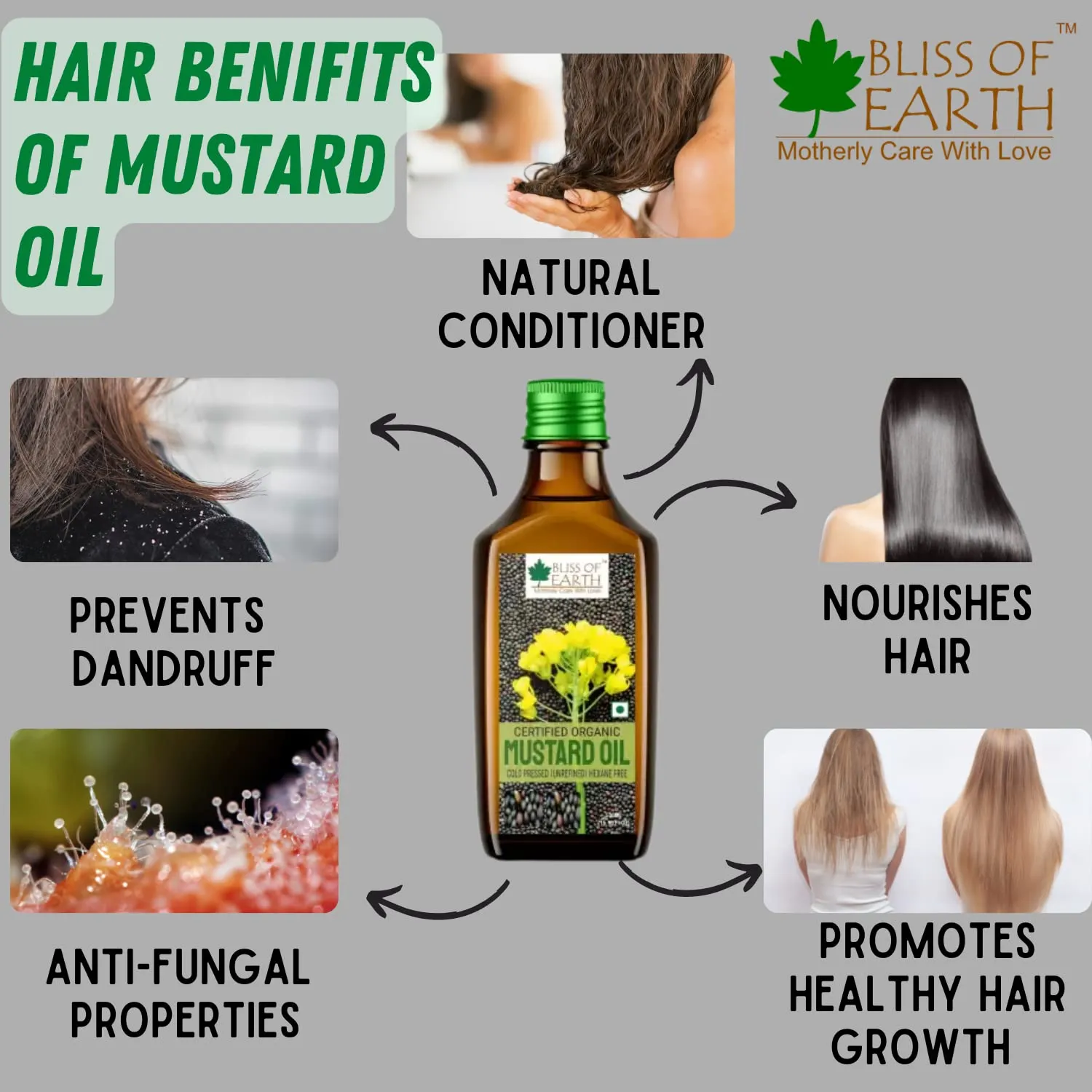 USDA Organic Black Mustard Oil 500 ml