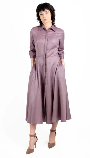 Valeria ShirtDress/ Cashmere Silk