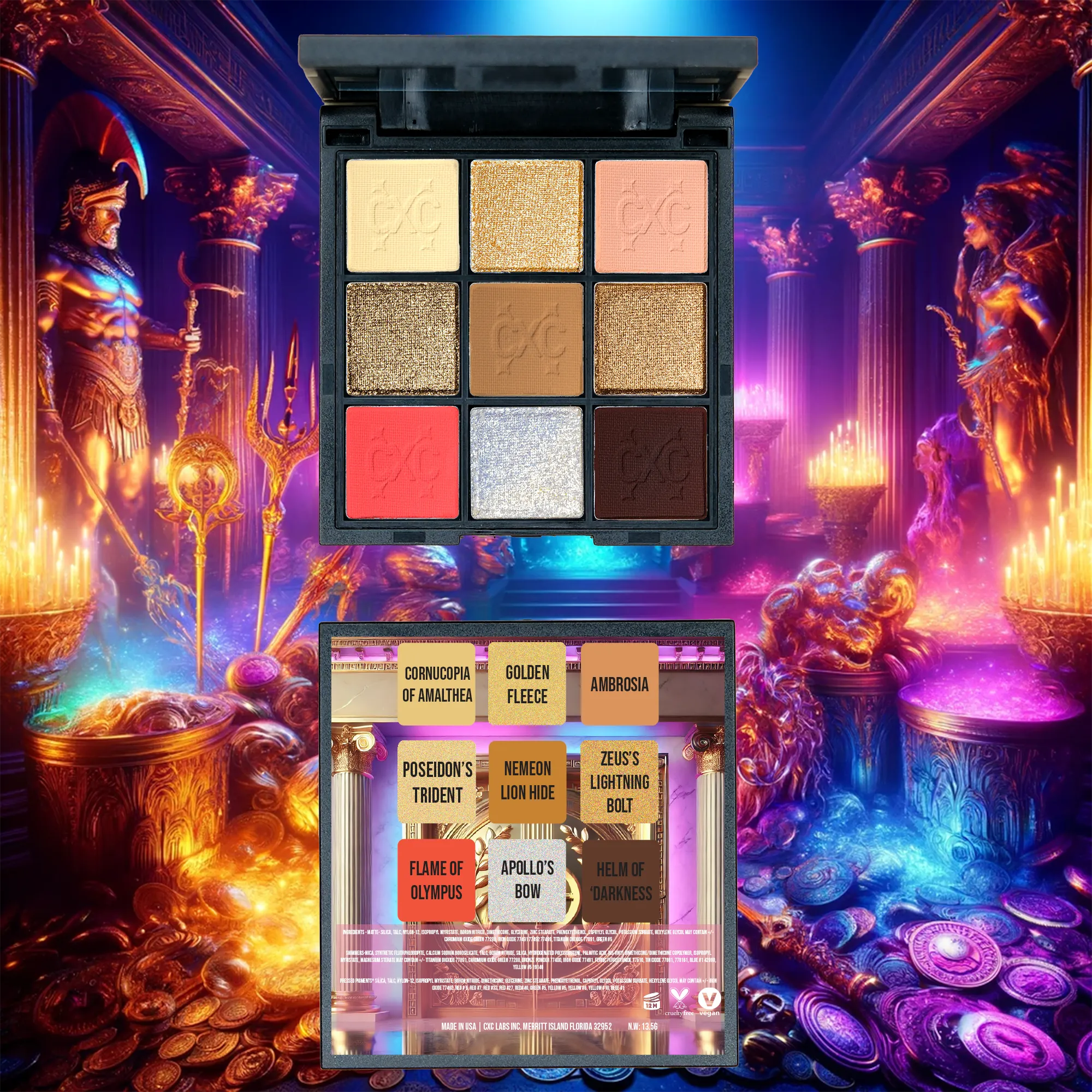 Vault Of Olympus GODS Mini Palette