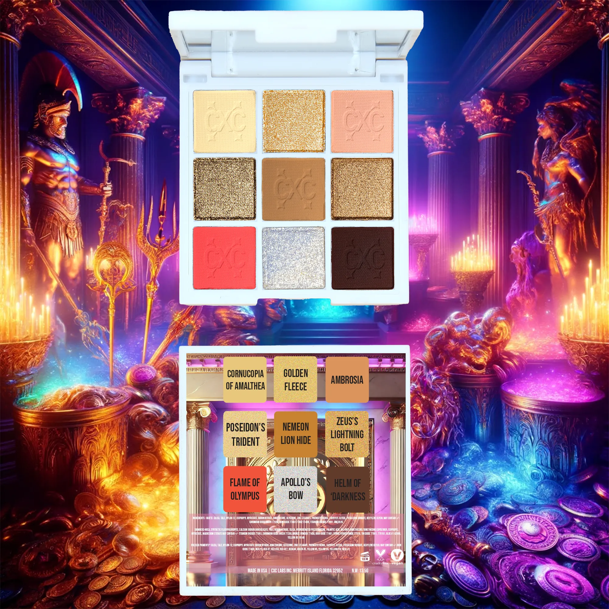 Vault Of Olympus GODS Mini Palette