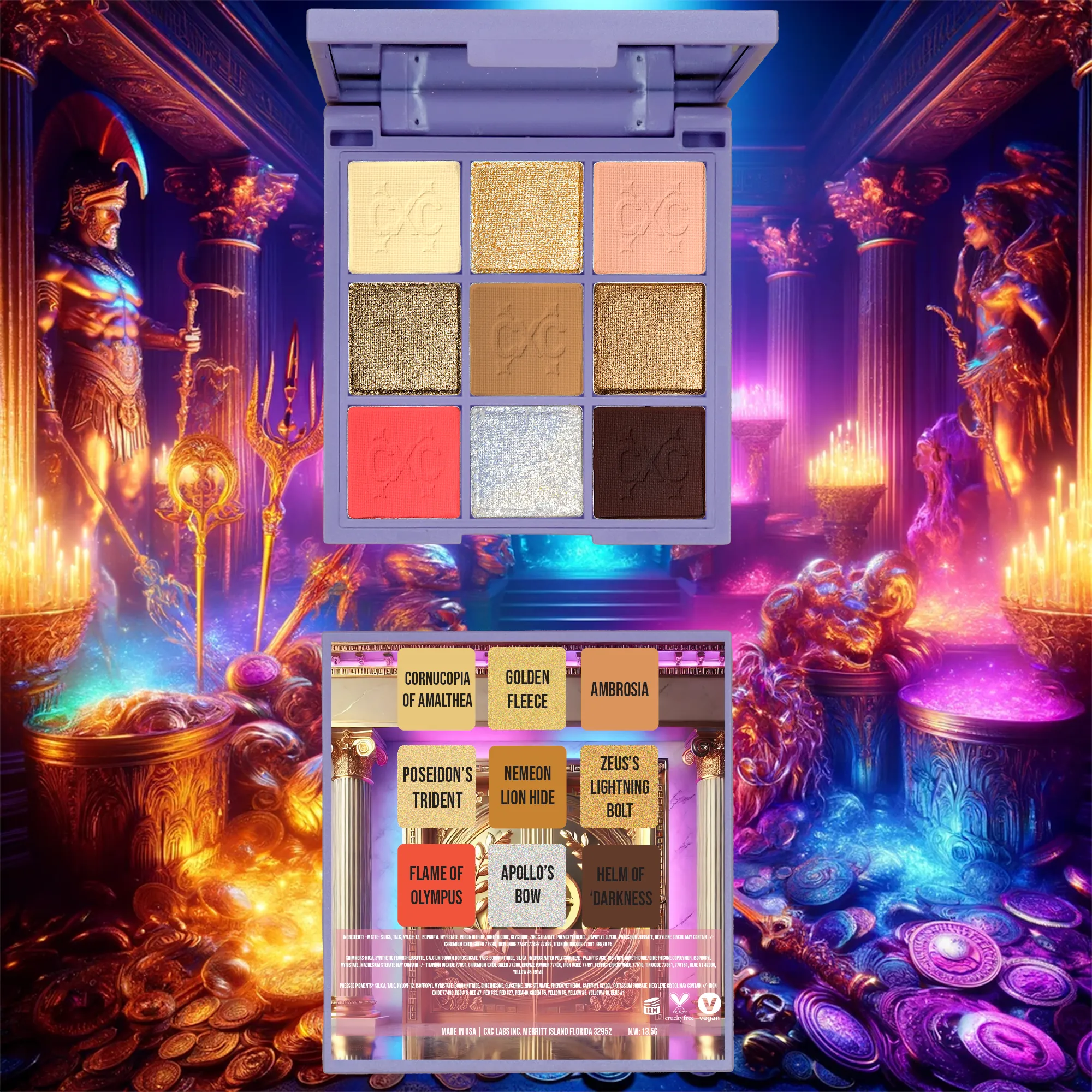 Vault Of Olympus GODS Mini Palette