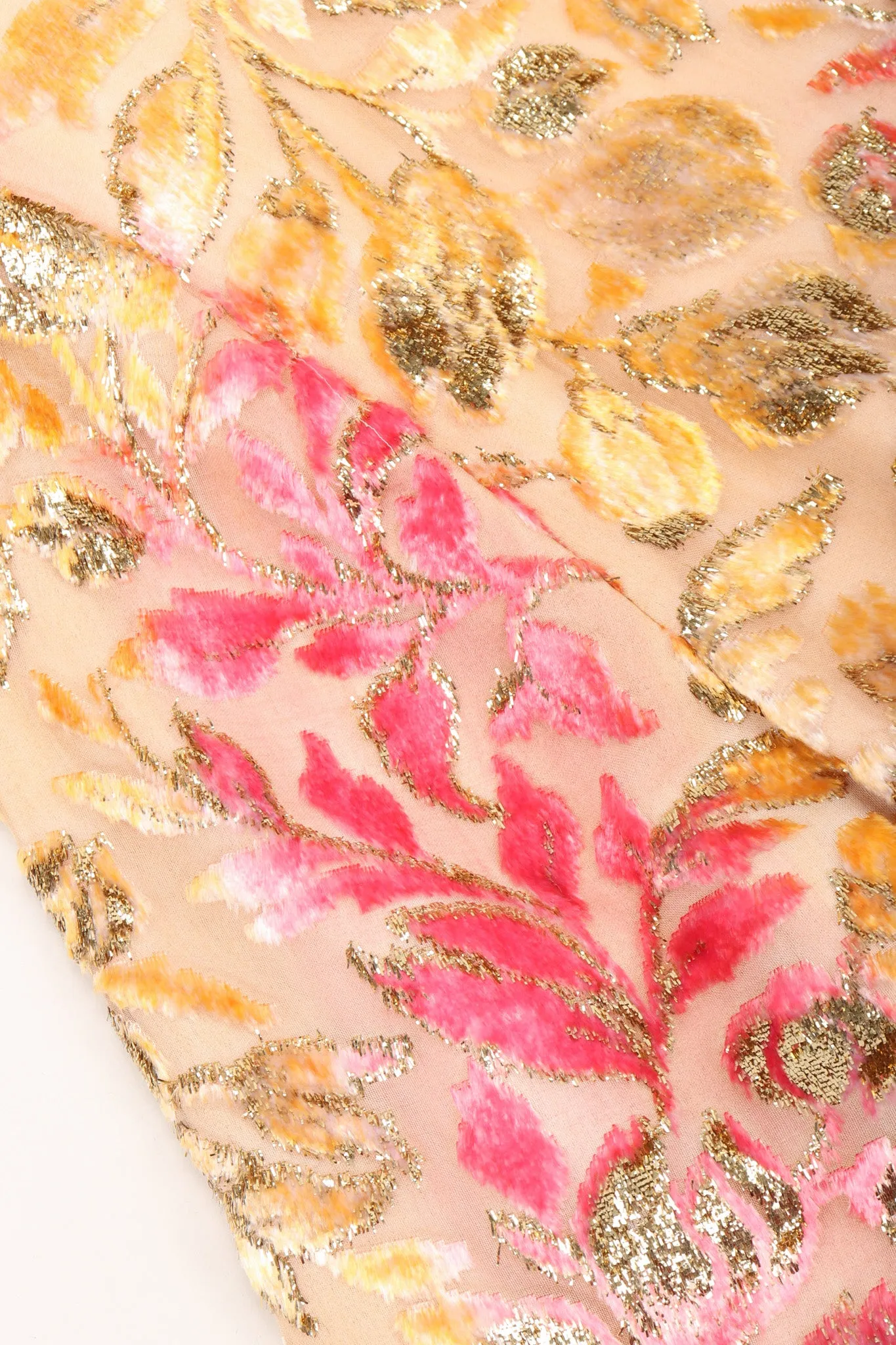 Velvet Burnout Blush Dress