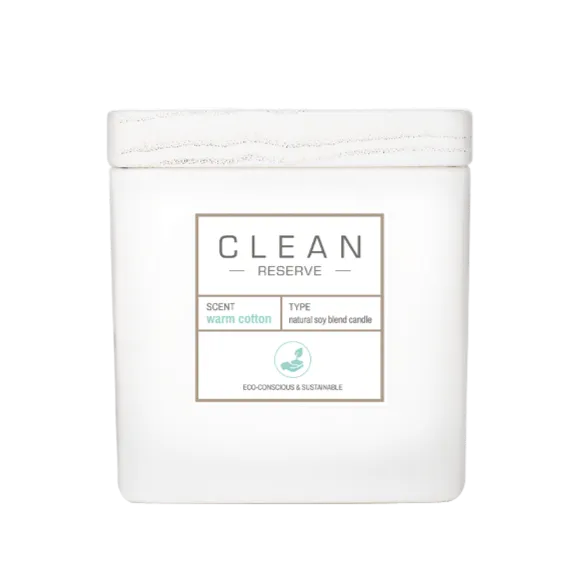 Warm Cotton Natural Soy Blend Candle
